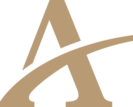 a black and tan letter a